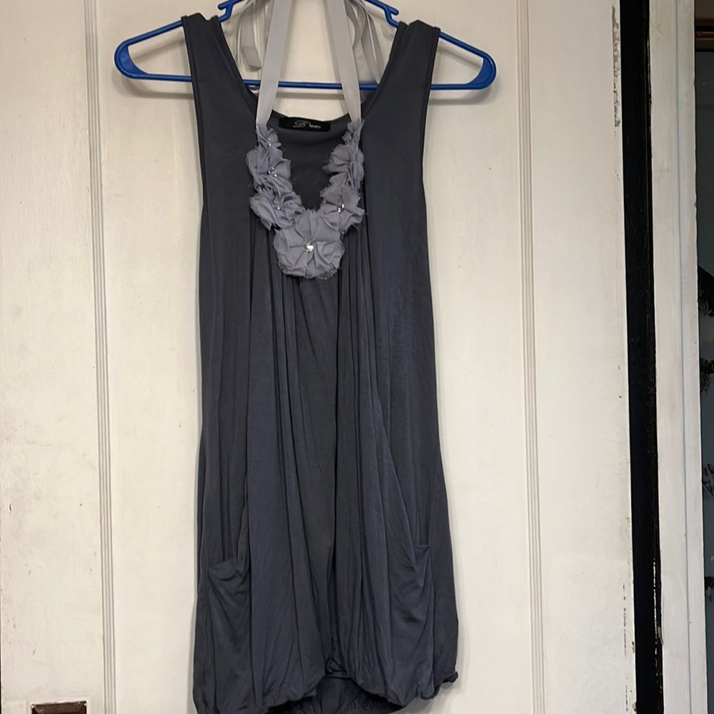 B’leeve Flowy Rayon Racerback Tank in SZ L.